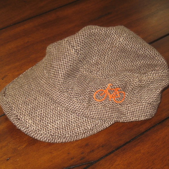 Alternative Apparel Bike Cycling Cap Hat Women's Brown/Tan B2 - Picture 2 of 9